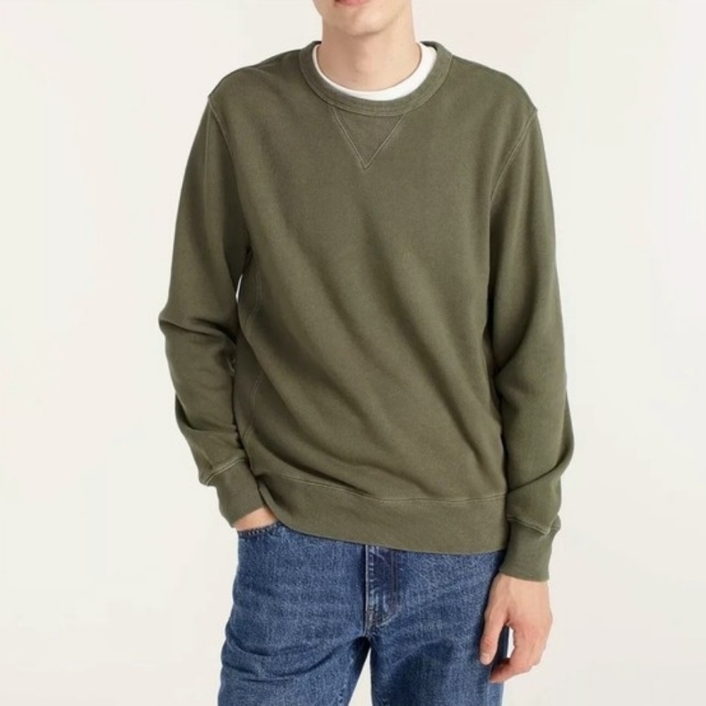 Like New! GOODLIFE USA long sleeve crew neck terry cotton shirt